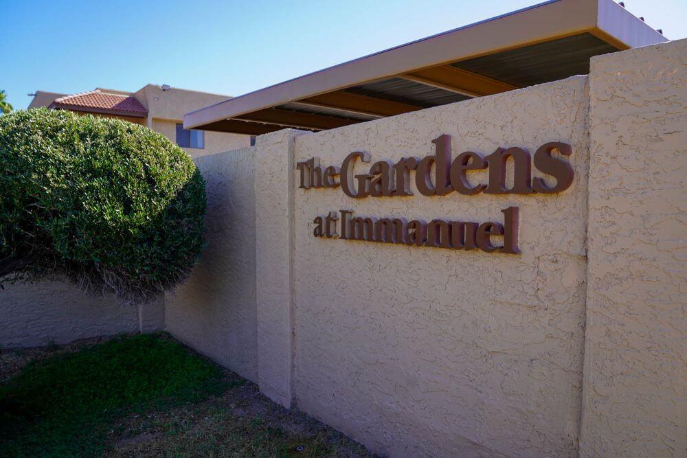 The Gardens Sign